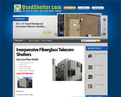 Used Telecom Shelters for sale at surplus/discount prices!